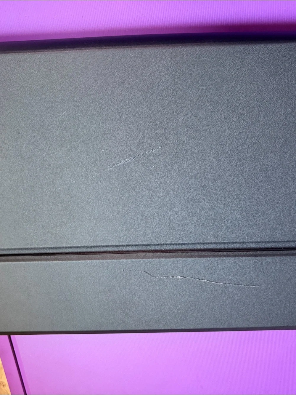 Logitech Black Bluetooth Keyboard Case with Purple Backing